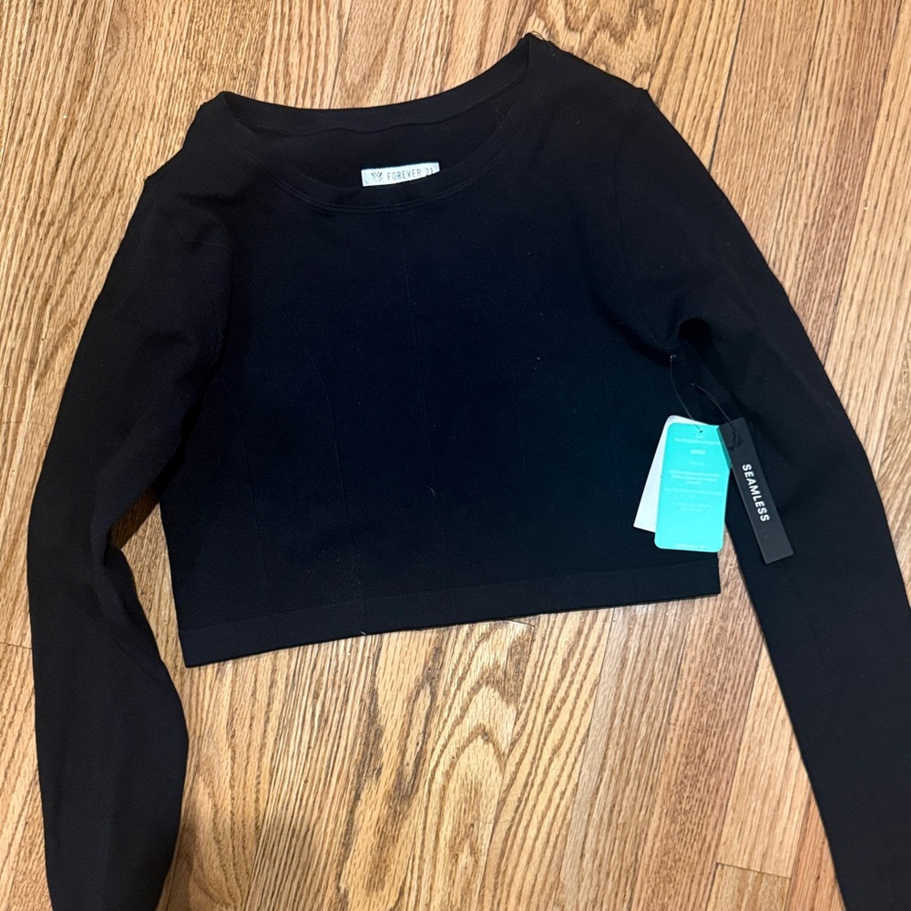 Black Crop Top